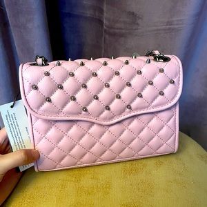Rebecca Minkoff quilted mini leather crossbody bag